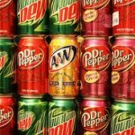 Calories in beverages: sodas, pepsi, root beer, lipton tea, mountain dew